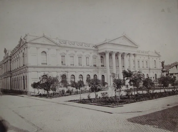 Santiago, Edificio del Congreso en 1890 — 1890 | Chile de Ayer