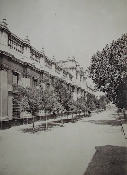 Palacio de La Moneda en 1890 — Palacio de La Moneda — 1890 | Chile de Ayer