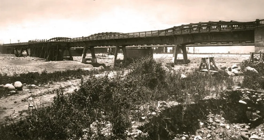 Puente Tinguiririca en 1915 — Puente Tinguiririca — 1915 | Chile de Ayer