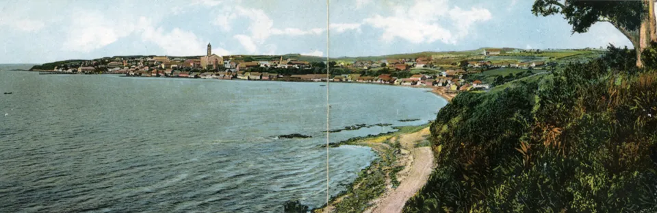 Vista panorámica de Ancud en 1910 — Ancud — 1910 | Chile de Ayer