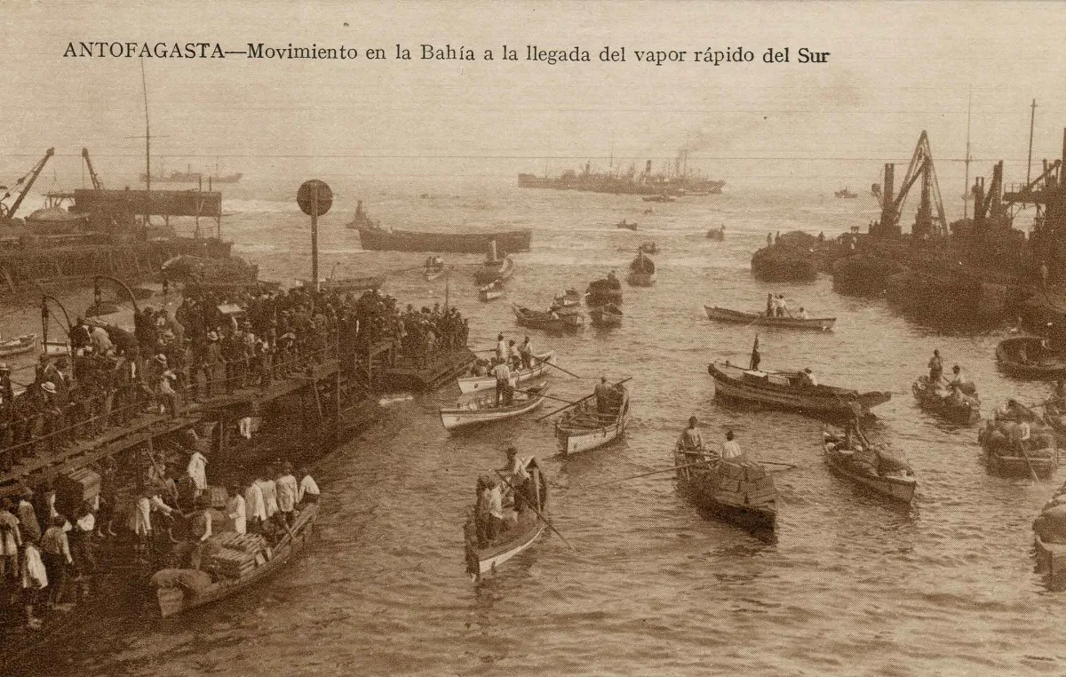 Puerto de ntofagasta ca. 1910 — 1910 | Chile de Ayer