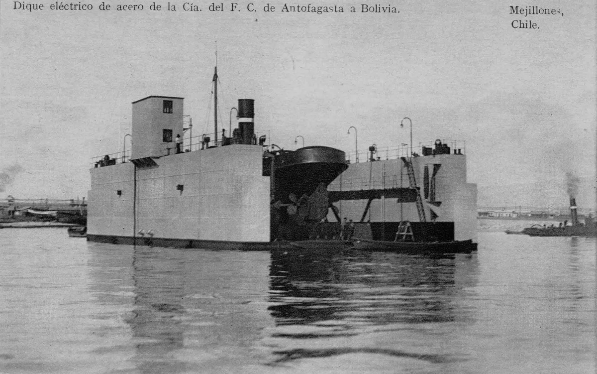 Dique de Antofagasta ca. 1920 — 1920 | Chile de Ayer