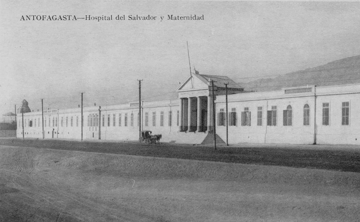 Hospital del Salvador de Antofagasta, ca. 1910 — 1910 | Chile de Ayer