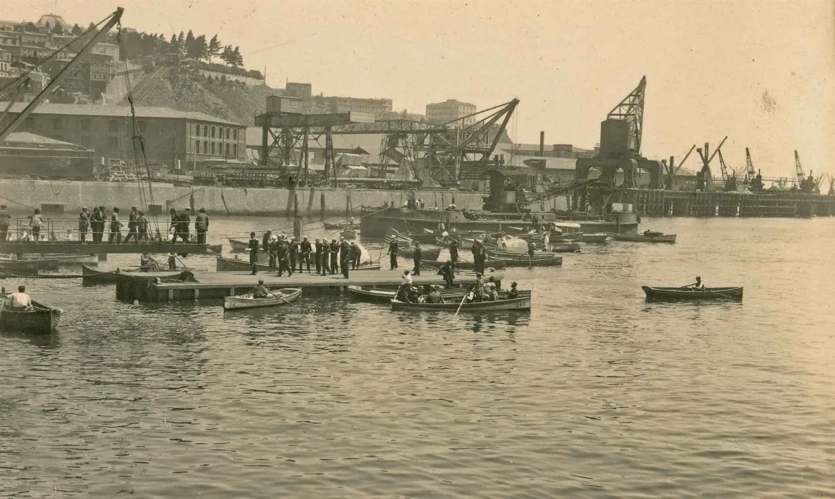 Valparaíso en 1922 — 1922 | Chile de Ayer