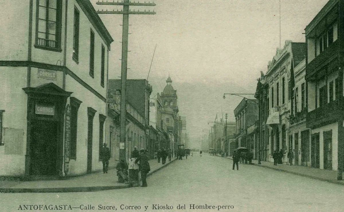 Calle Sucre de Antofagasta ca. 1910 — 1910 | Chile de Ayer