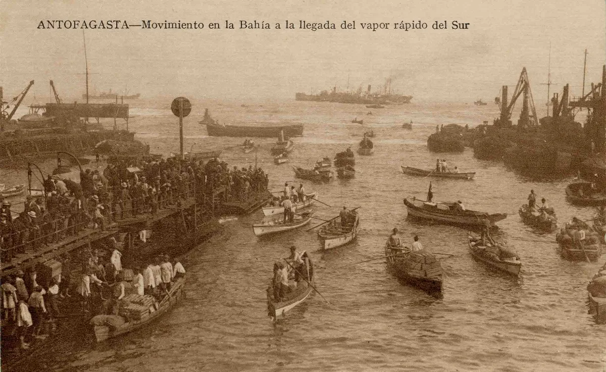 Puerto de Antofagasta ca. 1900 — 1900 | Chile de Ayer