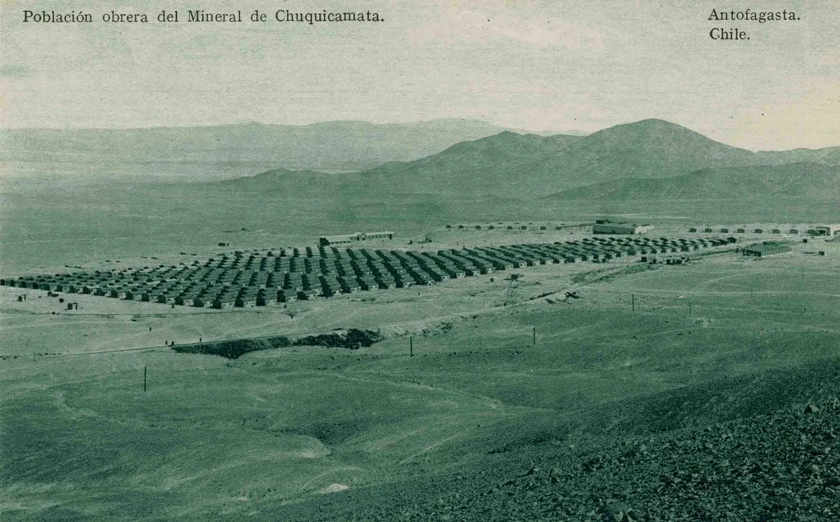 Población en Chuqicamata ca. 1920 — 1920 | Chile de Ayer