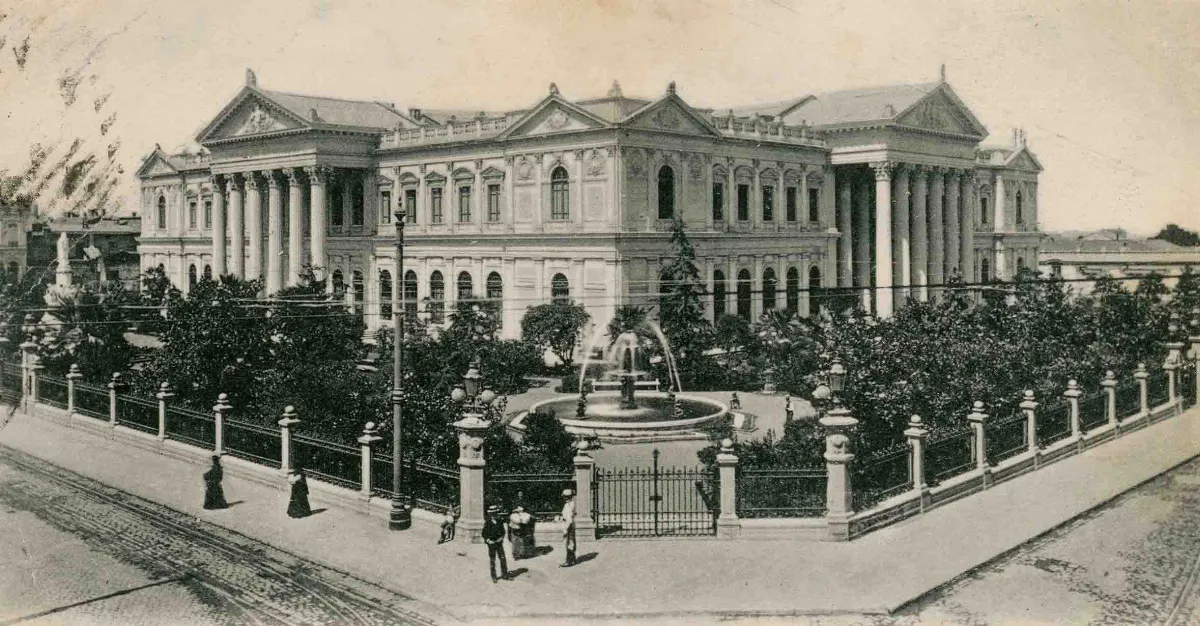 Congreso de Santiago en 1903 — Antiguo Congreso Nacional — 1903 | Chile de Ayer