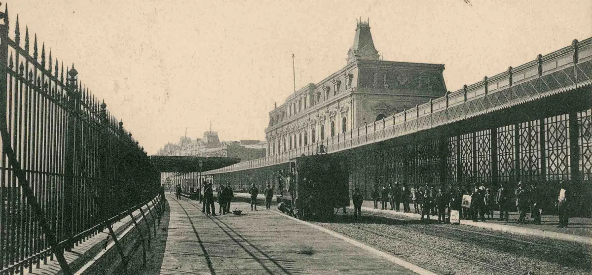 Estación Bella Vista en 1903 — 1903 | Chile de Ayer