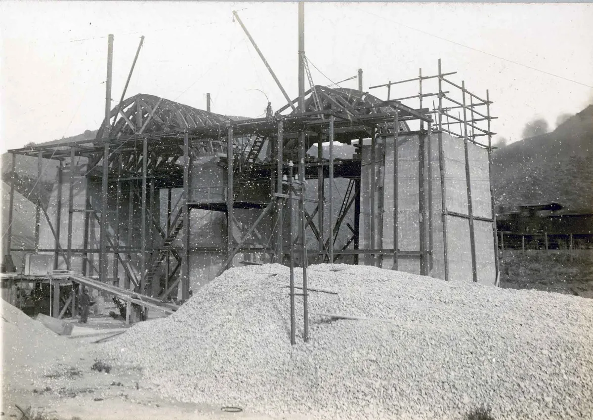 Puente Las Cucharas, 1910 — Puente Las Cucharas — 1910 | Chile de Ayer