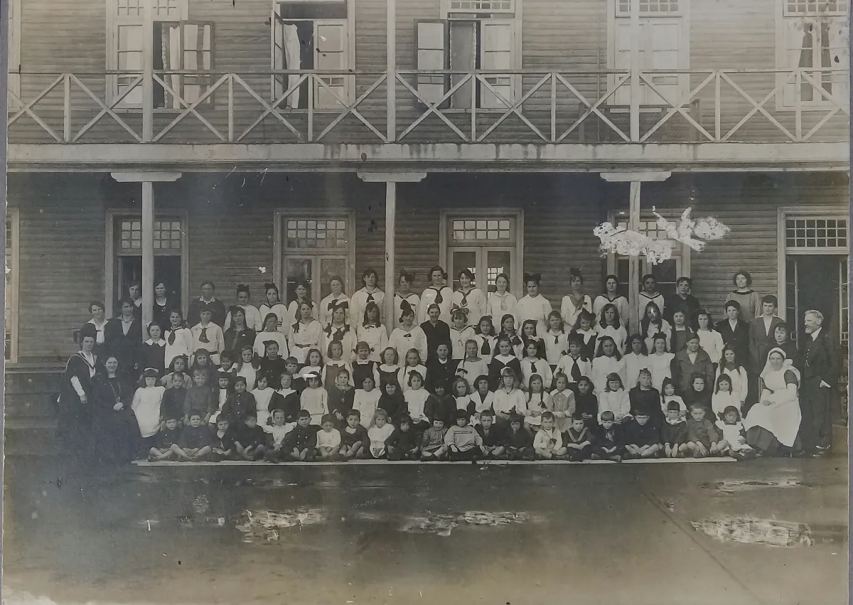 Temuco English College en 1918 — Temuco English College — 1918 | Chile de Ayer