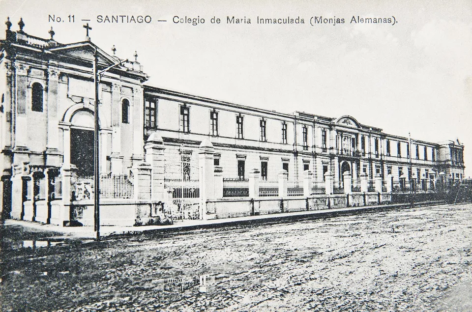 Colegio de María Inmaculada en 1908 — Colegio de María Inmaculada — 1908 | Chile de Ayer