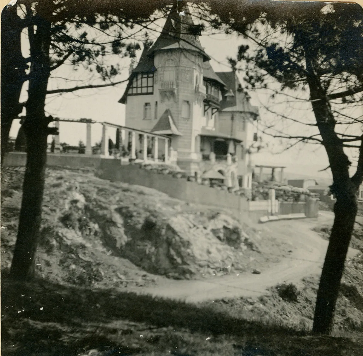 Castillo San Jorge, 1901 — Playa Miramar — 1901 | Chile de Ayer
