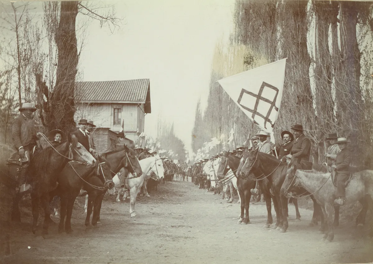 Parque Las Majadas de Pirque, CA 1900 — Las Majadas de Pirque — 1901 | Chile de Ayer