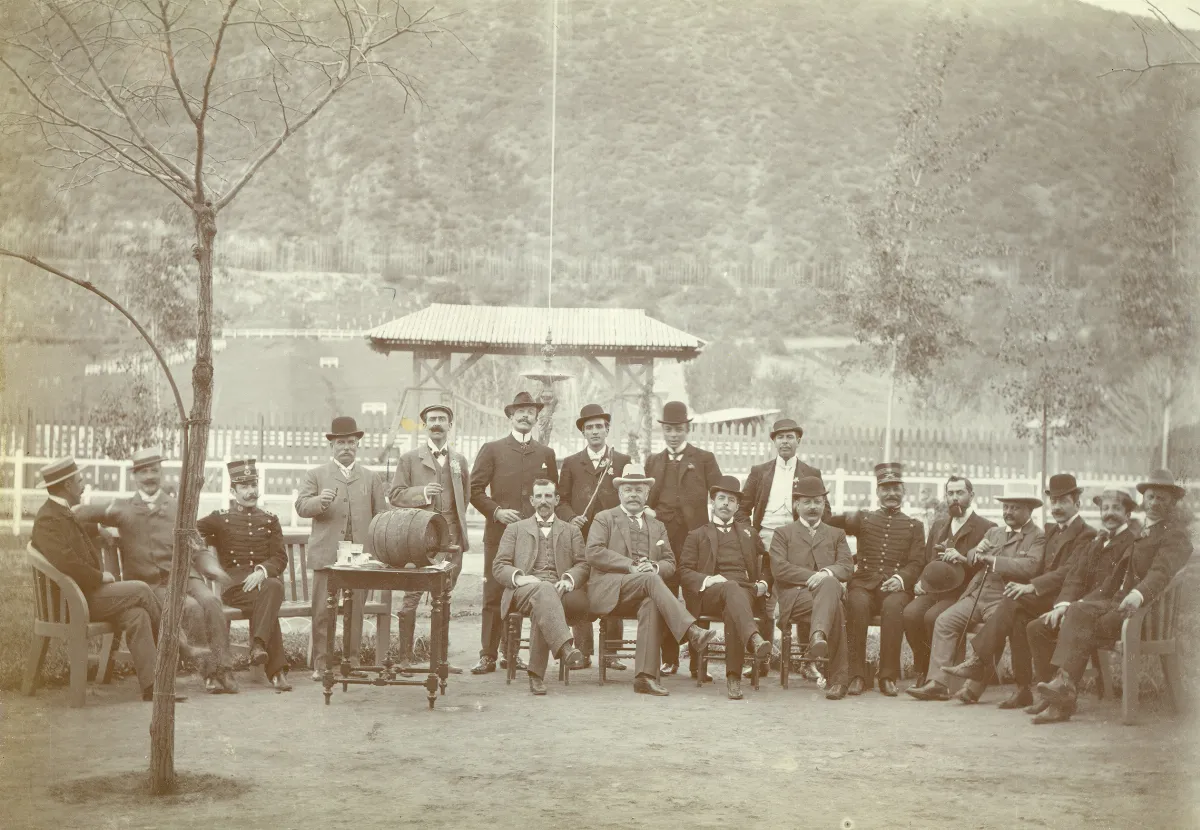 Parque Las Majadas de Pirque, CA 1901 — Las Majadas de Pirque — 1901 | Chile de Ayer