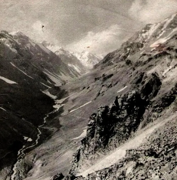 Valle de Sewell, ca. 1915 — Valle de Sewell — 1915 | Chile de Ayer