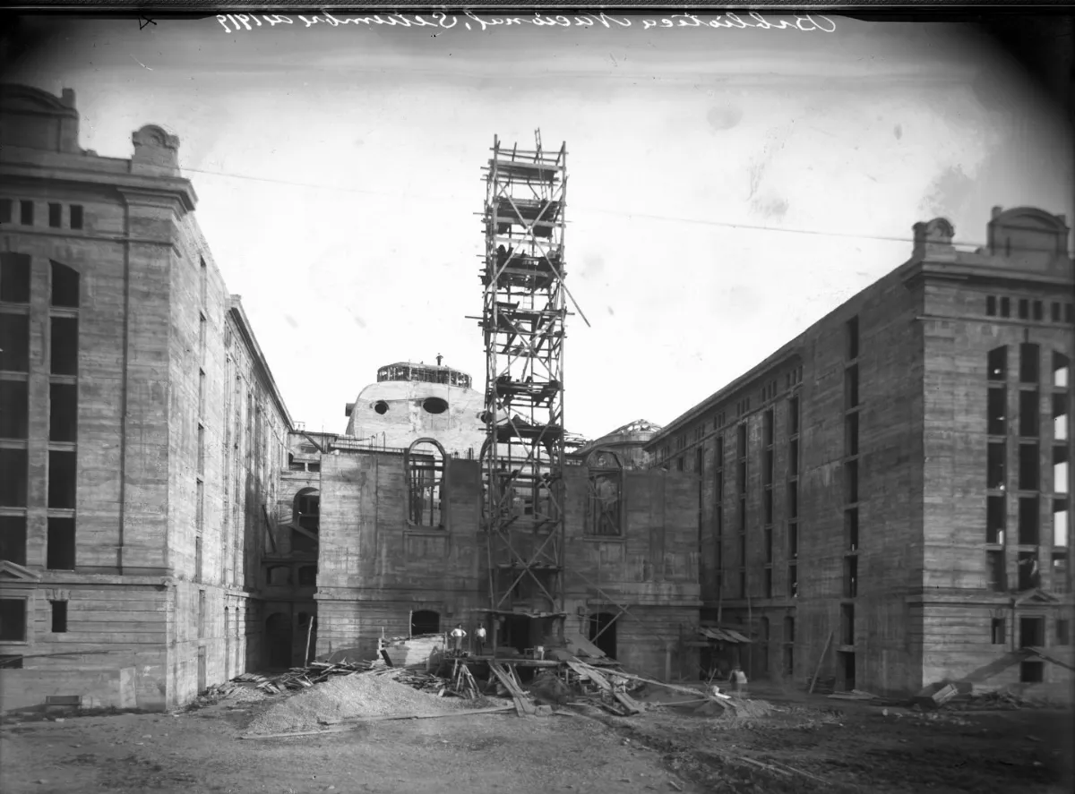 Biblioteca Nacional en 1919 — 1919 | Chile de Ayer