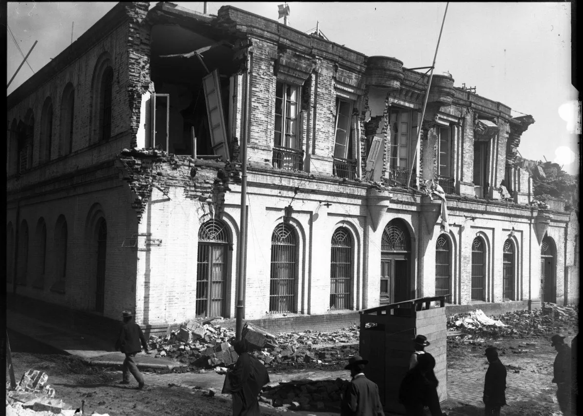 Terremoto Valparaiso, Calle Brasil., en 1906 — Avenida Brasil — 1906 | Chile de Ayer