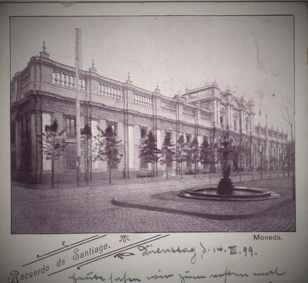 La Moneda en 1899 — Palacio de La Moneda — 1899 | Chile de Ayer