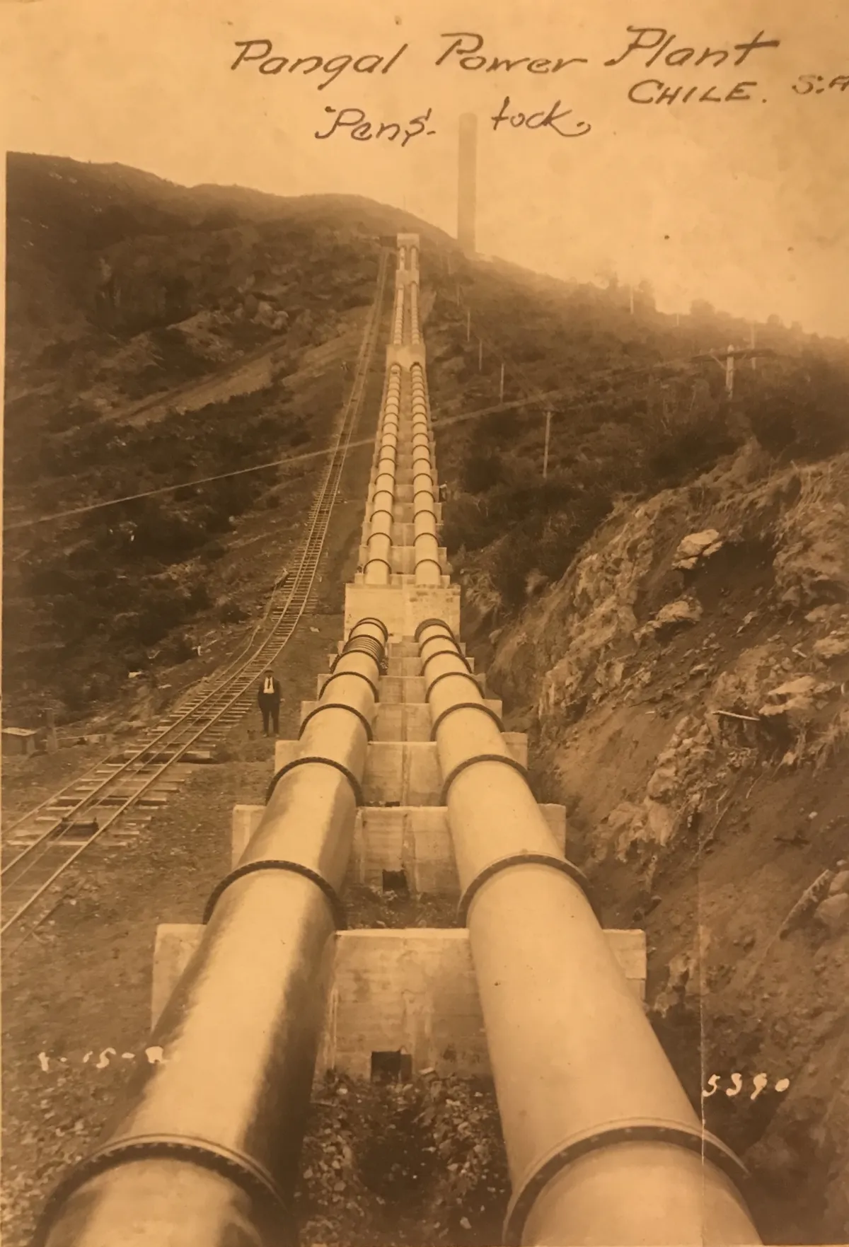 Pangal Power Plant, 1919 — Central Hidroeléctrica Pangal — 1919 | Chile de Ayer