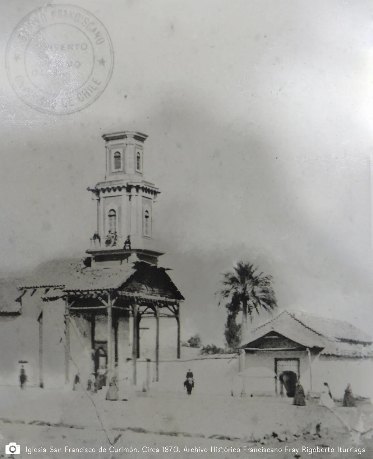Iglesia Santa Rosa de Viterbo, 1870 — Convento San Francisco de Curimón — 1870 | Chile de Ayer