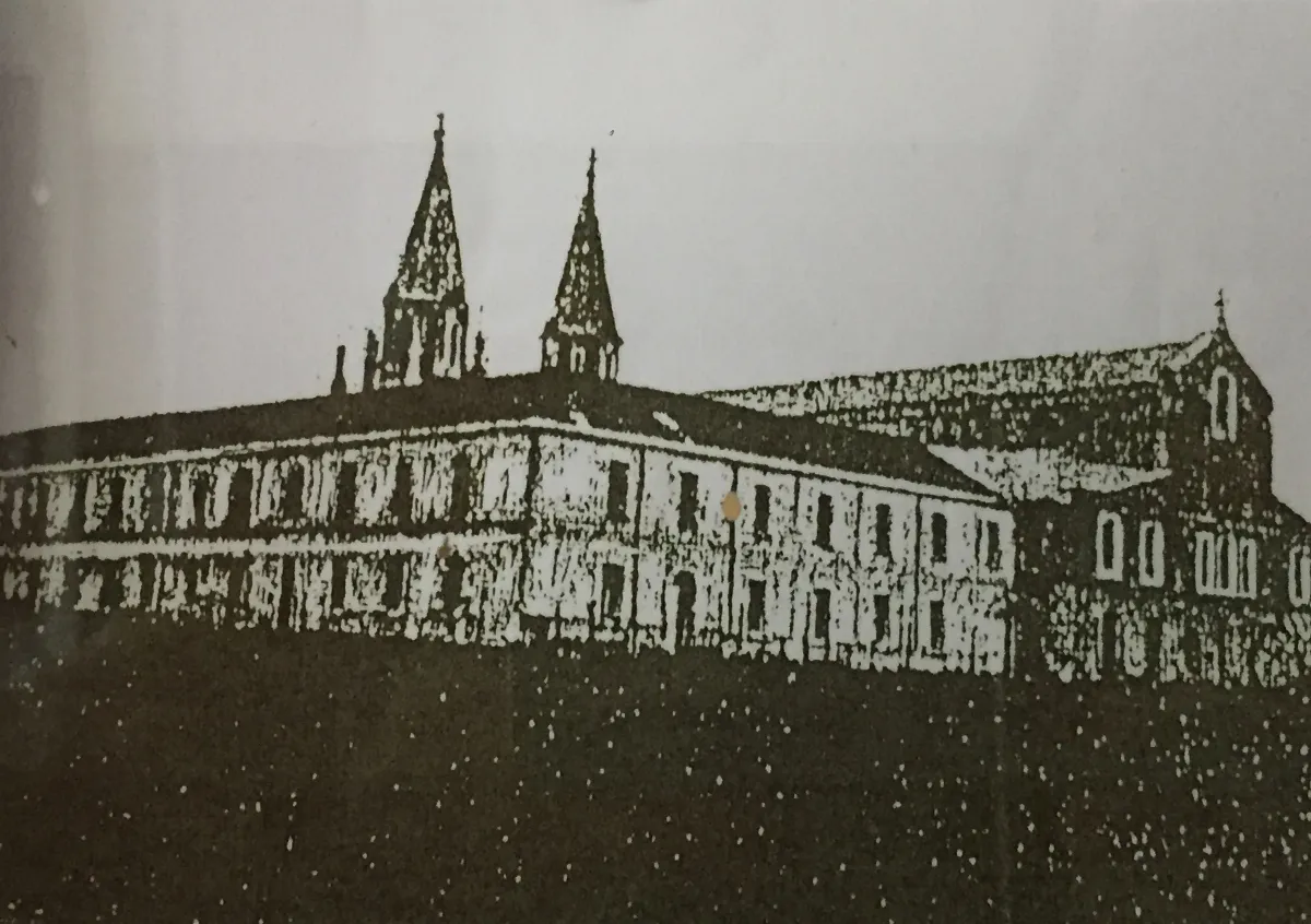 Convento de San Alfonso de Cauquenes, 1909 — Convento de San Alfonso — 1909 | Chile de Ayer
