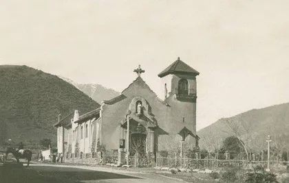 Parroquia Santa Rosa de Lo Barnechea, 1900 — Parroquia Santa Rosa de Lo Barnechea — 1900 | Chile de Ayer