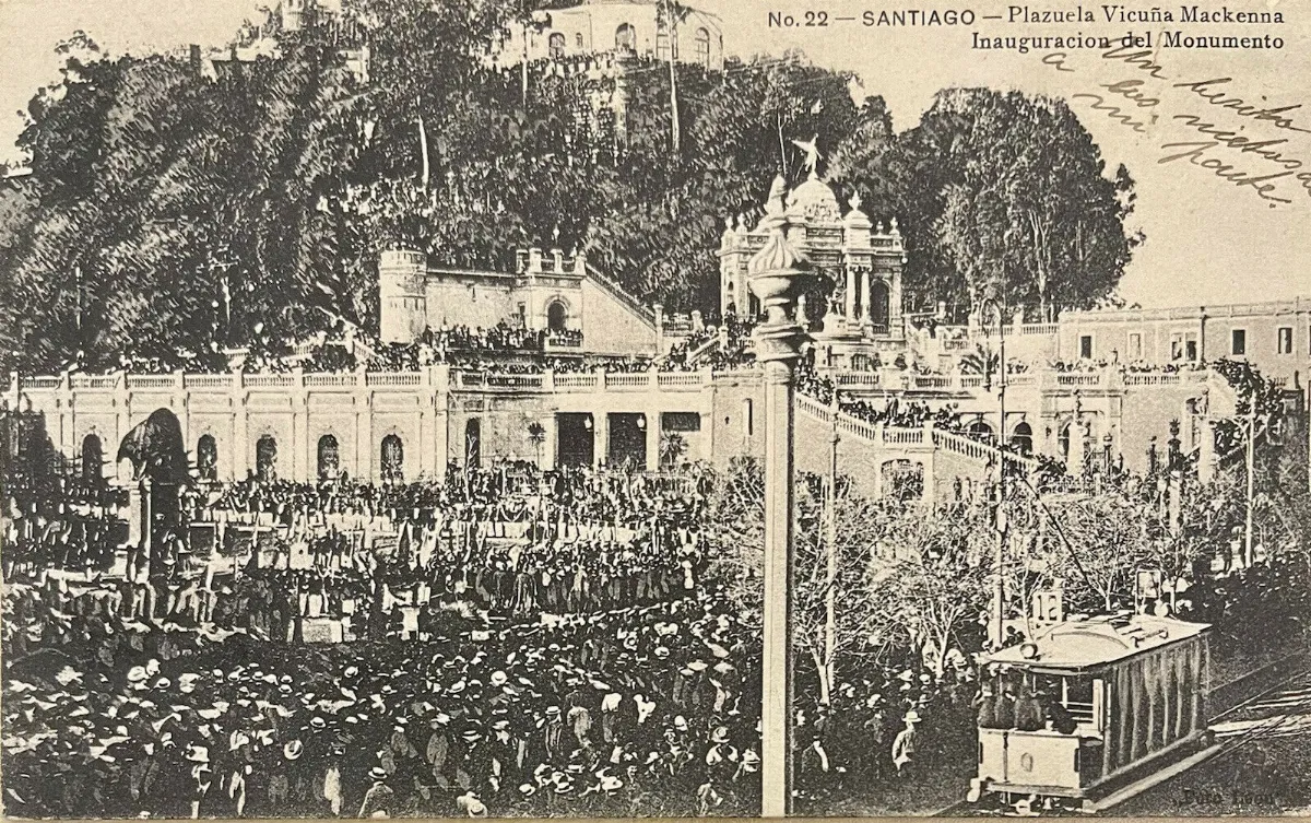 Cerro Santa Lucía en 1902 — Cerro Santa Lucía — 1902 | Chile de Ayer