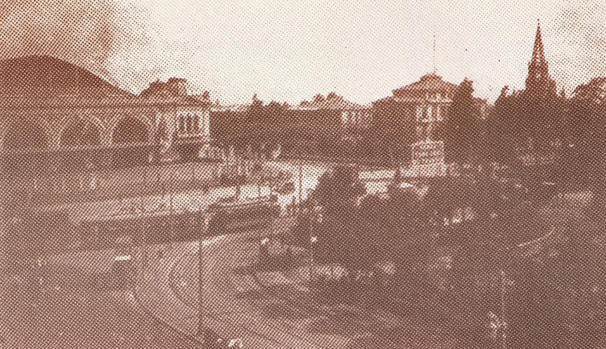 Estación Mapocho en la década de 1920 — 1920 | Chile de Ayer