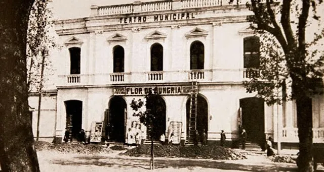 Teatro Municipal de Quillota, 1910 — 1910 | Chile de Ayer