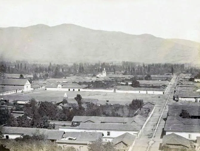 Vista de Quillota, 1865 — 1865 | Chile de Ayer