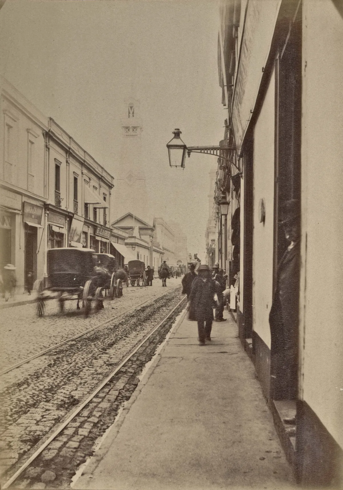 Calle Puente de Santiago, 1888 — Calle Puente — 1888 | Chile de Ayer