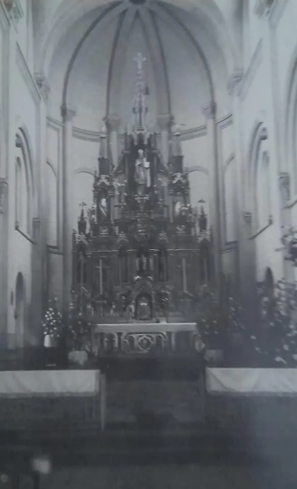 Iglesia San Alfonso de Cauquenes en 1920 — Iglesia y Convento de San Alfonso — 1920 | Chile de Ayer