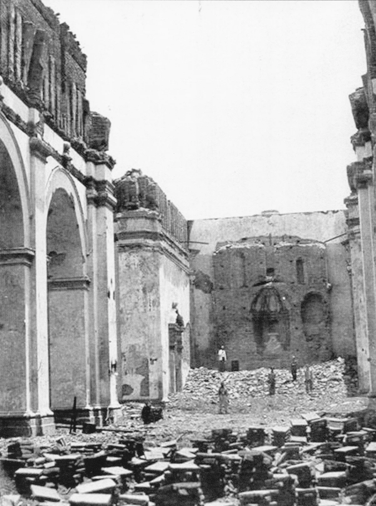 Templo Compañía de Jesús en 1863 — Ex Congreso Nacional — 1863 | Chile de Ayer