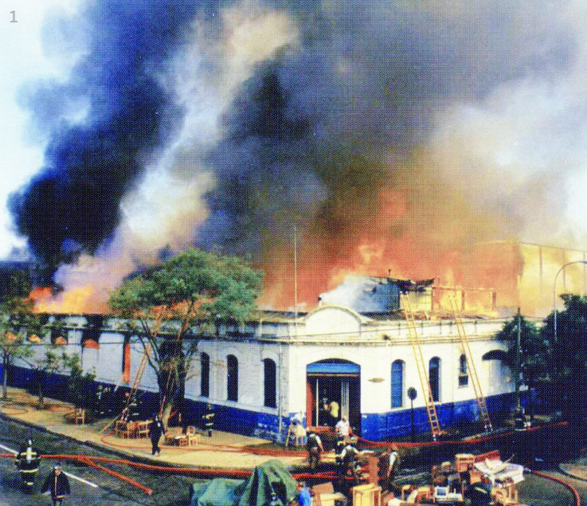 incendio Santiago centro, 1998 — Santiago Centro — 1998 | Chile de Ayer