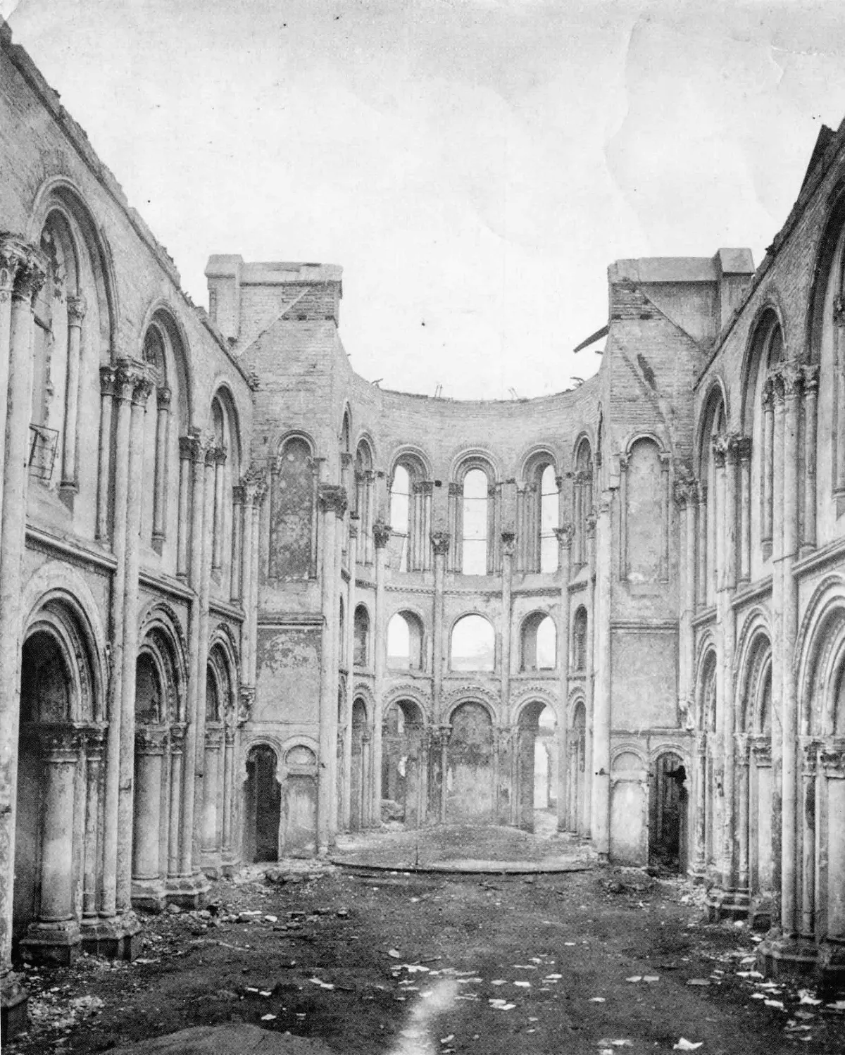 Incendio Colegio Padres Franceses 1920 — Colegio de los Sagrados Corazones de la Alameda — 1920 | Chile de Ayer