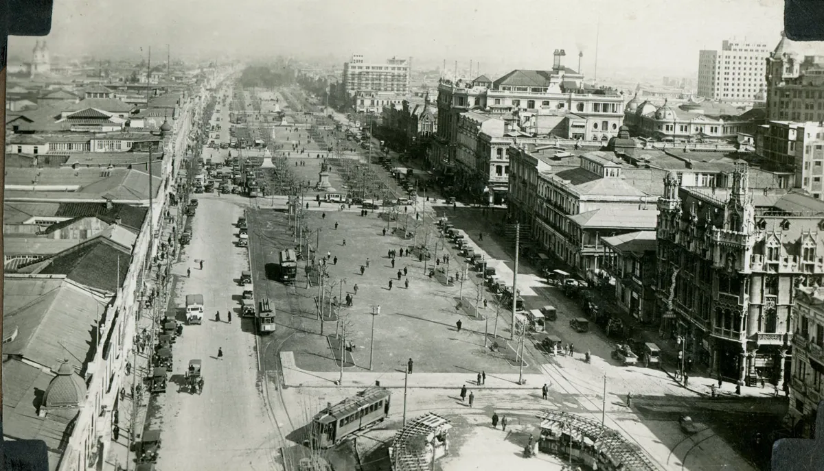 Santiago Centro, 1931 — Alameda de las Delicias — 1931 | Chile de Ayer