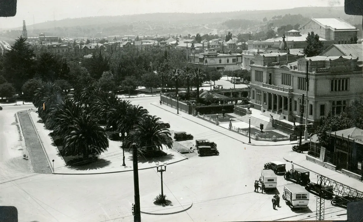 Viña del mar, 1931 — Plaza Vergara — 1931 | Chile de Ayer