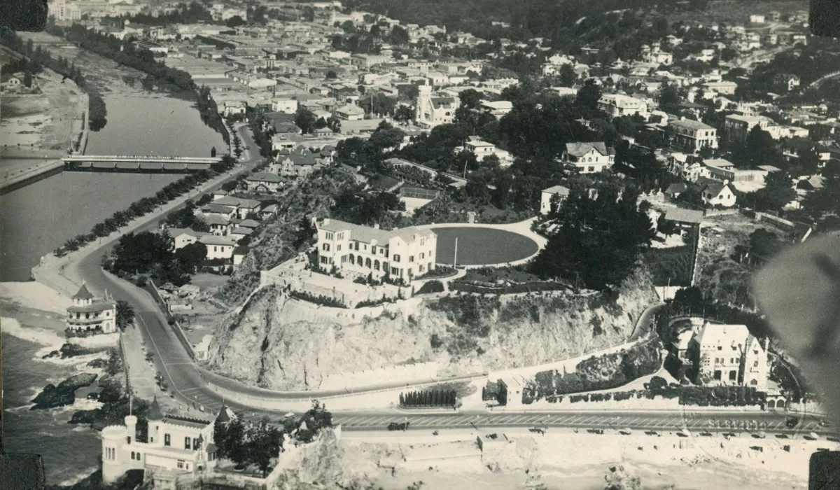 Viña del Mar, 1936 — Palacio Presidencial Cerro Castillo — 1936 | Chile de Ayer