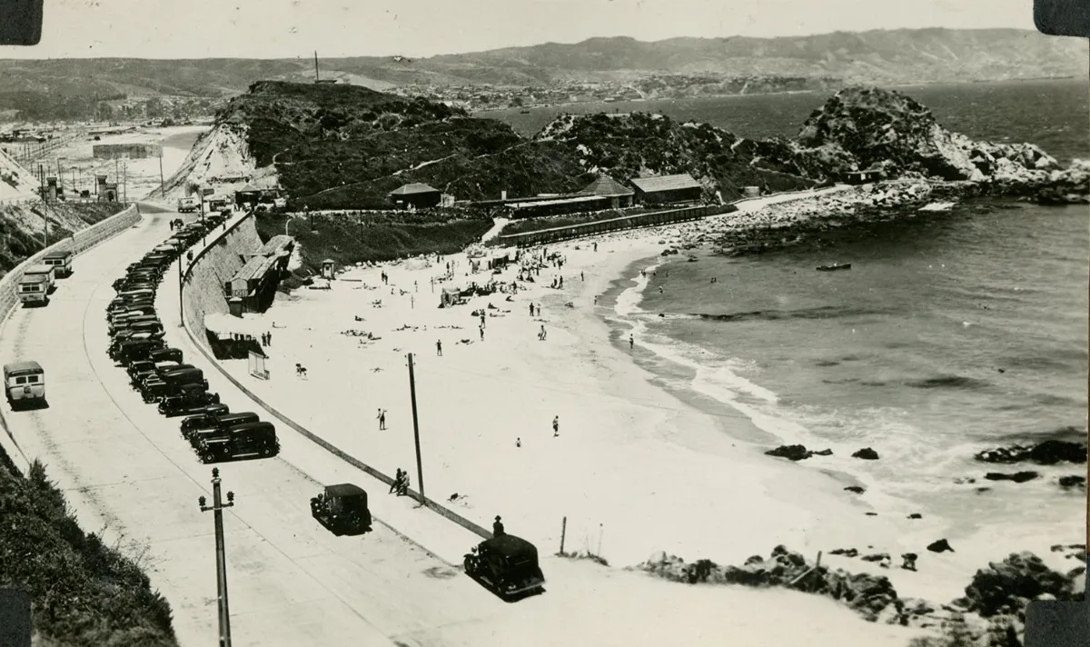 Playa las Salinas en 1931 — Playa Las Salinas — 1931 | Chile de Ayer