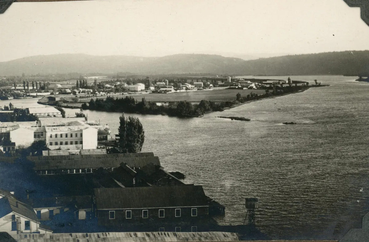 Valdivia 1926 — Río Calle Calle — 1926 | Chile de Ayer