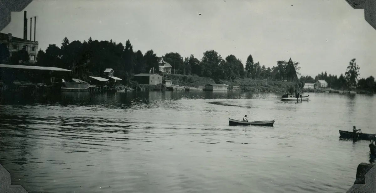 Valdivia 1926 — Río Calle Calle — 1926 | Chile de Ayer