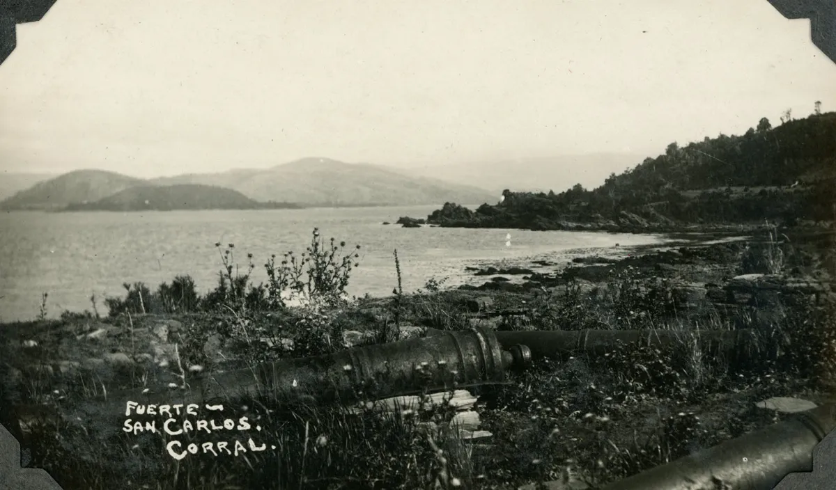Corral en 1926 — Fuerte San Carlos — 1926 | Chile de Ayer