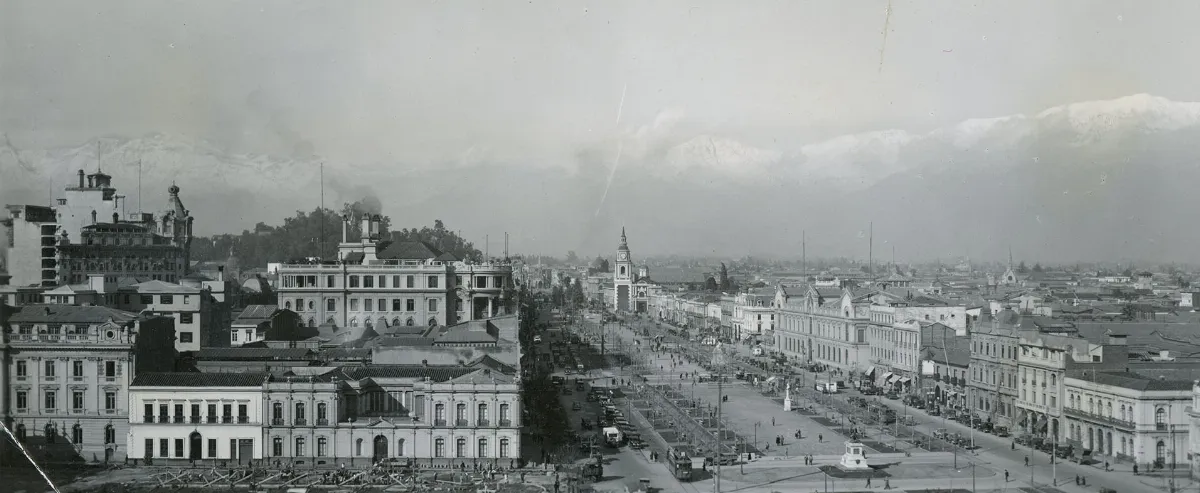 Santiago de Chile C.a 1930 — Alameda — 1930 | Chile de Ayer