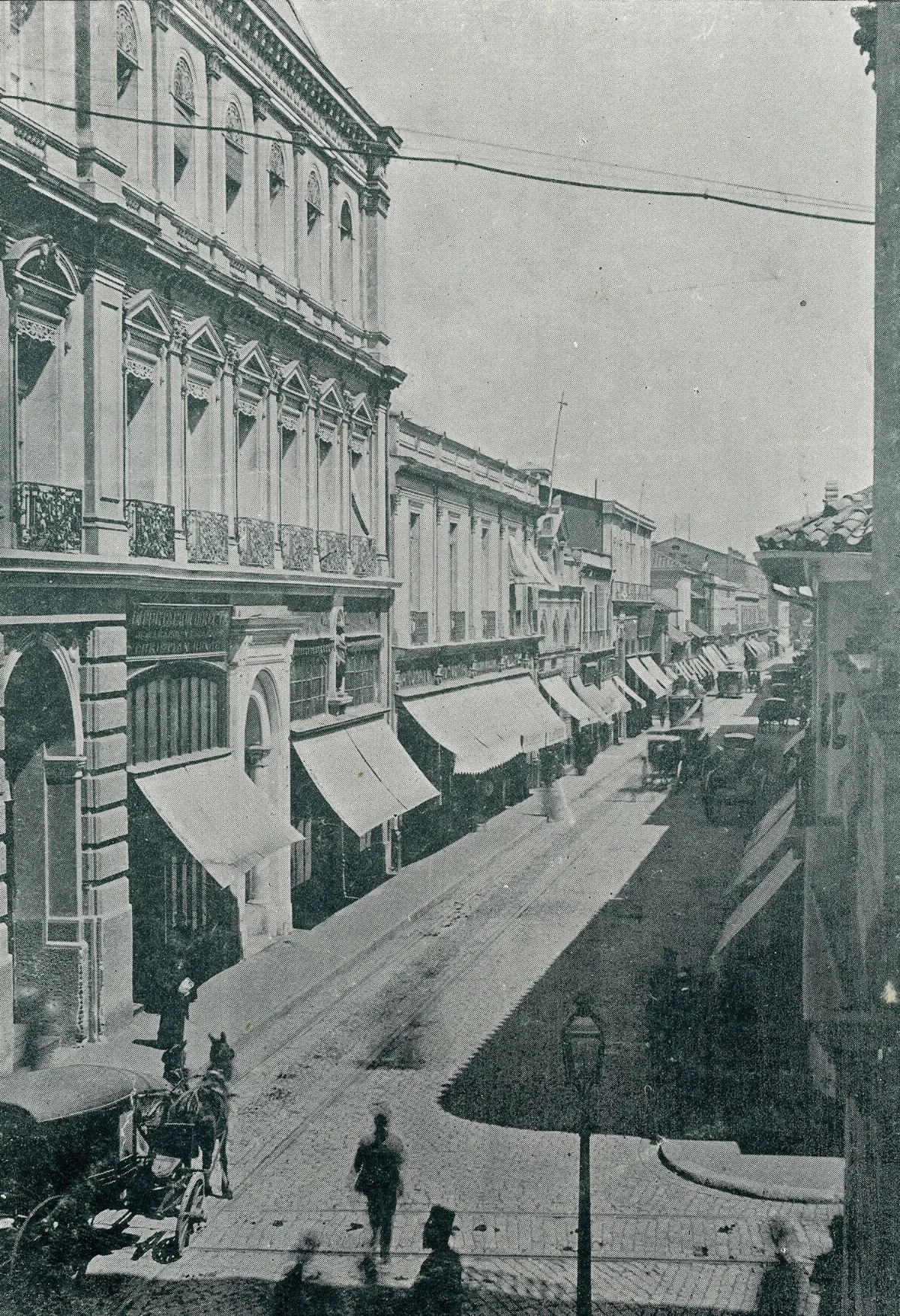 Calle Ahumada 1890 — Calle Ahumada — 1890 | Chile de Ayer