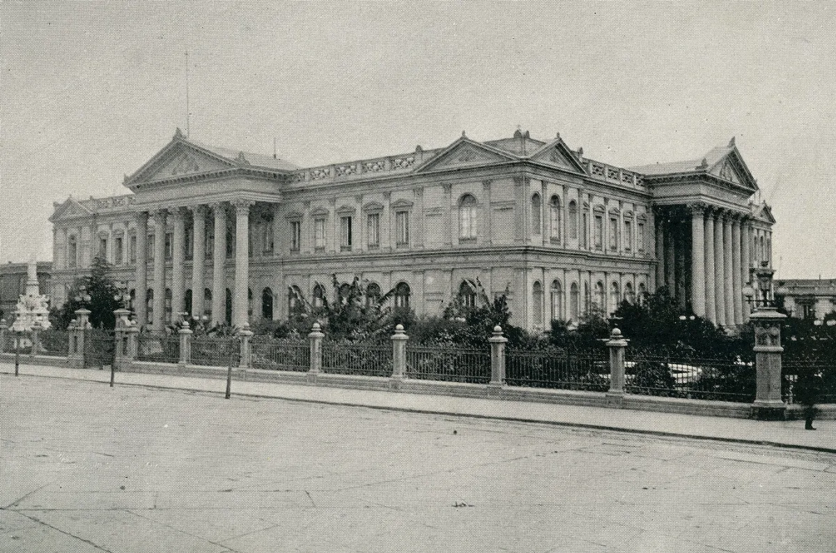 Congreso Nacional 1890 — Ex Congreso Nacional — 1890 | Chile de Ayer