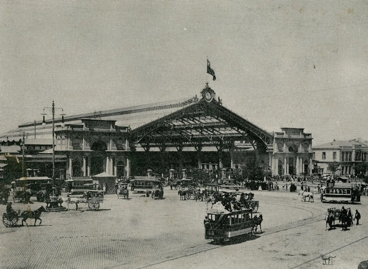 Estación Central 1890 — Estación Central — 1890 | Chile de Ayer