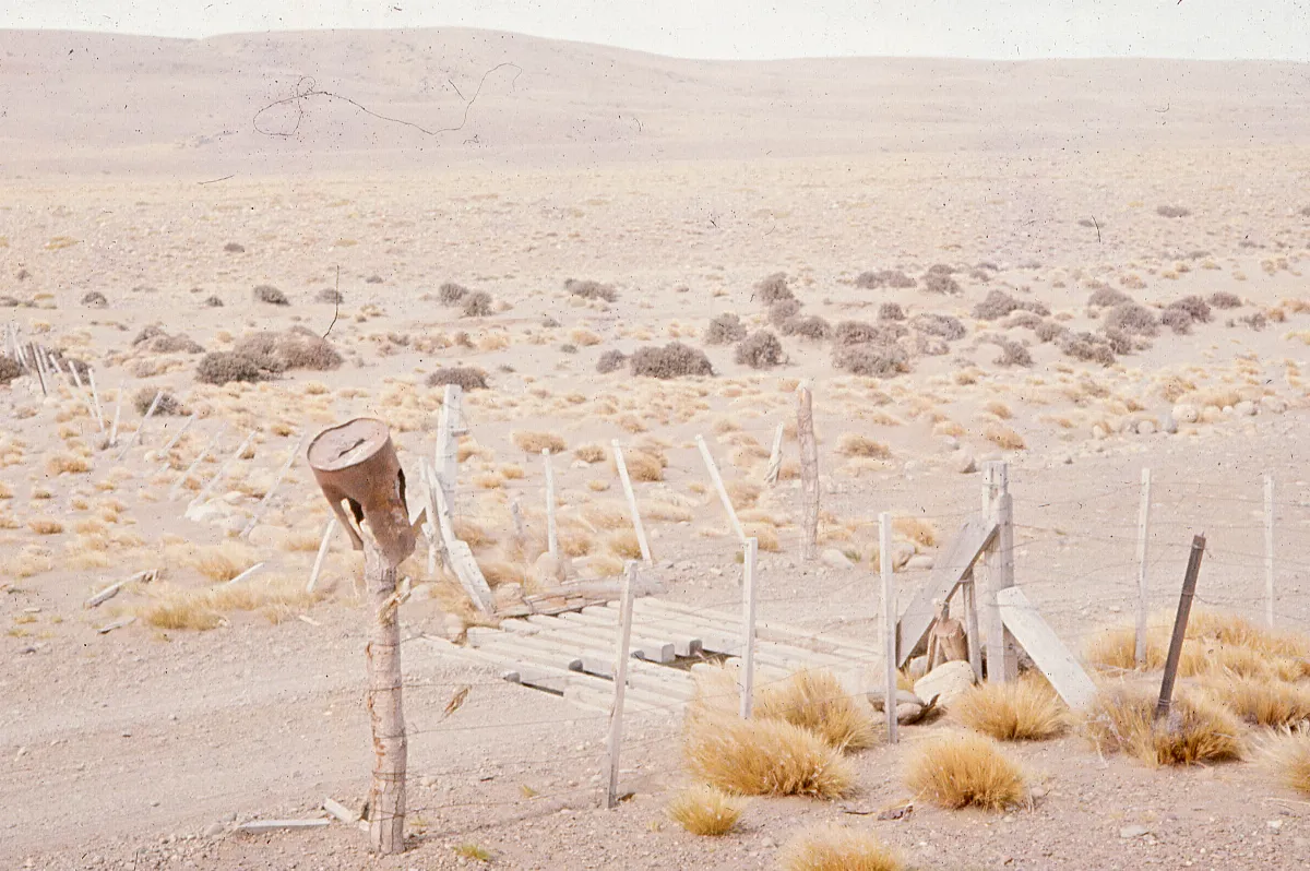 Paisaje árido de la Patagonia en 1941 — 1941 | Chile de Ayer