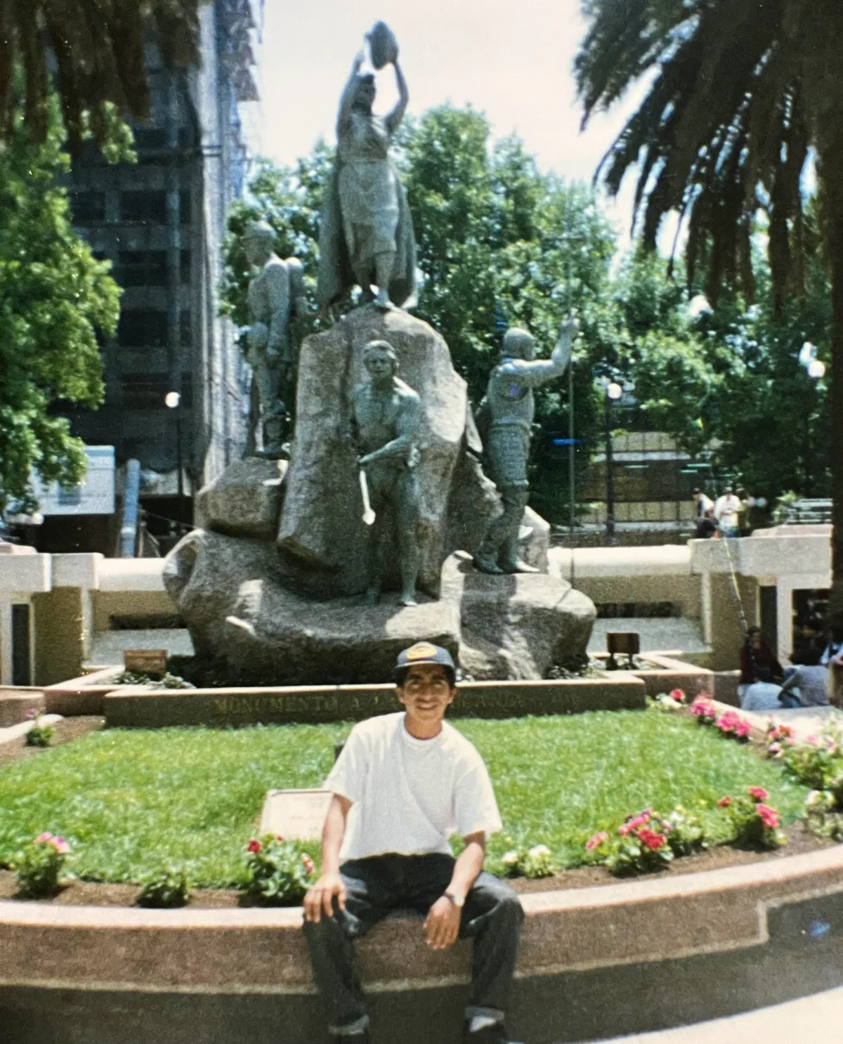 Plaza Aníbal Pintod e Temuco en 1995 — Plaza Aníbal Pinto — 1995 | Chile de Ayer