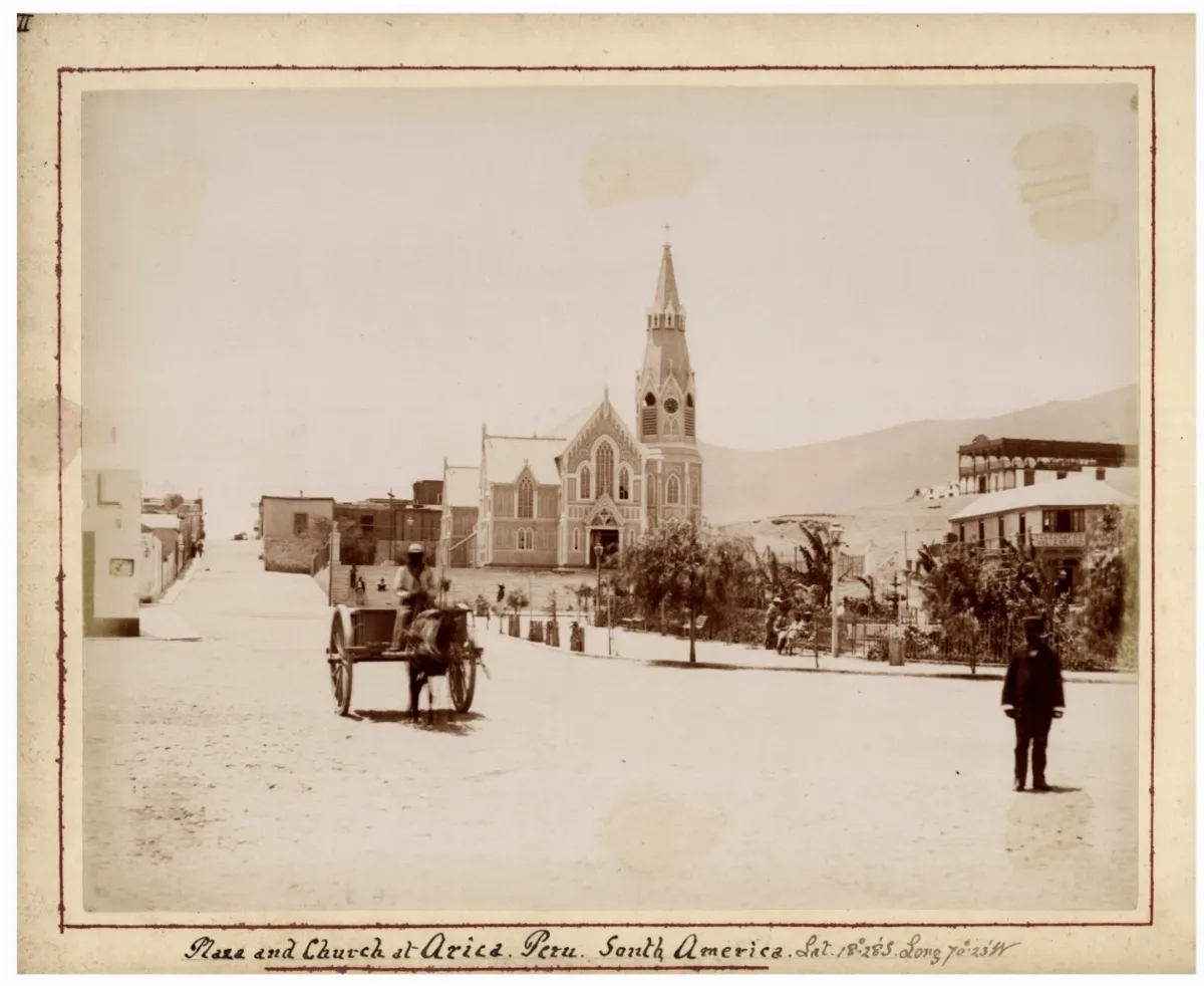Catedral San Marcos de Arica, 1900 — Catedral San Marcos de Arica — 1900 | Chile de Ayer